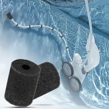 

10Pcs Swimming Pool Reusable Filter Sponge Hose Tail Scrubber Replacement Part