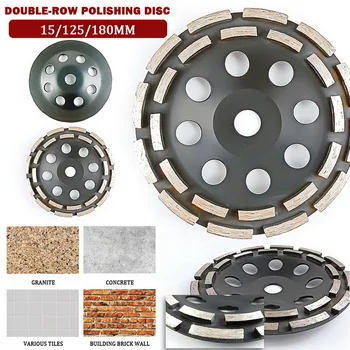 

Diamond Grinding Wheel Double Row Grinding Wheel Grinding Disc Cement Stone Concrete Wall Surface Floor Grinding Disc Tools