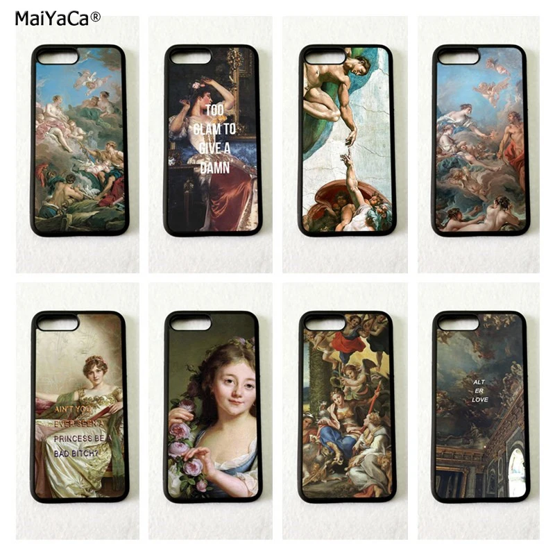 MaiYaCa Классический рисунок искусства мягкие края телефонные чехлы для iphone 11 pro max 5s