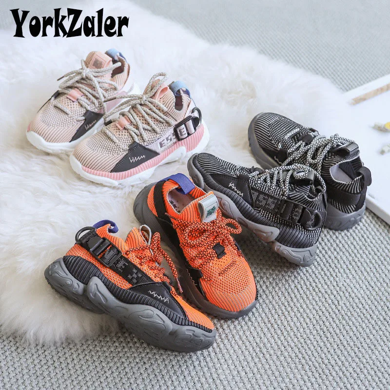 

Yorkzaler Spring Autumn Brathable Children Sneakers For Girls Boys Casual Kids Sport Shoes Tennagers Running Shoes Size 26-36