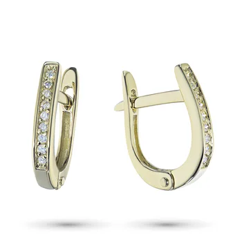 

Earrings made of yellow gold with diamond e0301sg04200708