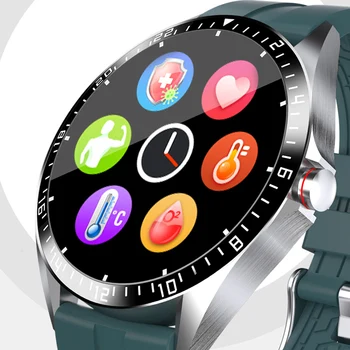 

GW16 Smart Watch Temperature Heart Rate Blood Pressure Oxygen Monitor IP68 Sports Modes Weather Display bluetooth Smart Watch