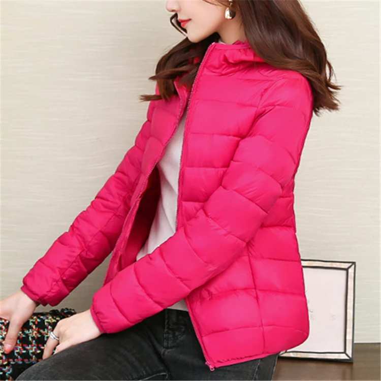 Colorfaith, новинка, женские куртки, осенне-зимнее пальто, с карманами, стеганое, с капюшоном, повседневное, минималистичный пуховик, 91%, тонкий, CO629