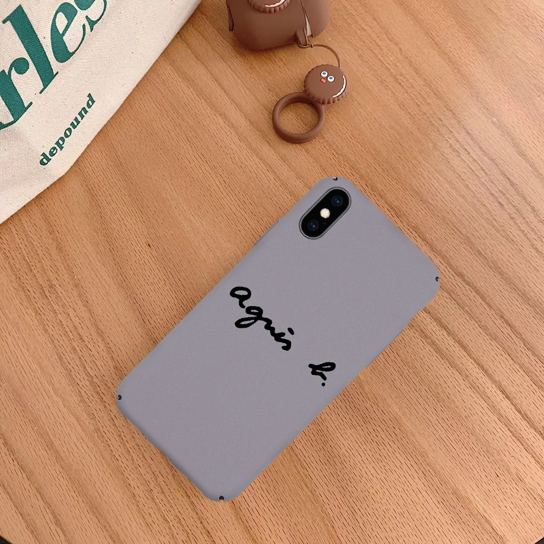 Jamular Fashion Agne Matte Hard PC Back Case Cover for IPhone XS XR MAX 6 6s 7 7 Plus 8 8plus X Luxury Phone Coque