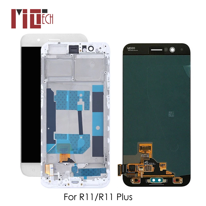 

TFT LCD Display For Oppo R11 R11T Touch Screen Digitizer LCD For Oppo R11 Plus Assembly Replacement Black No/with Frame 5.5 inch