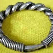 Причудливый Тибетский Серебряный Браслет-манжета для мужчин