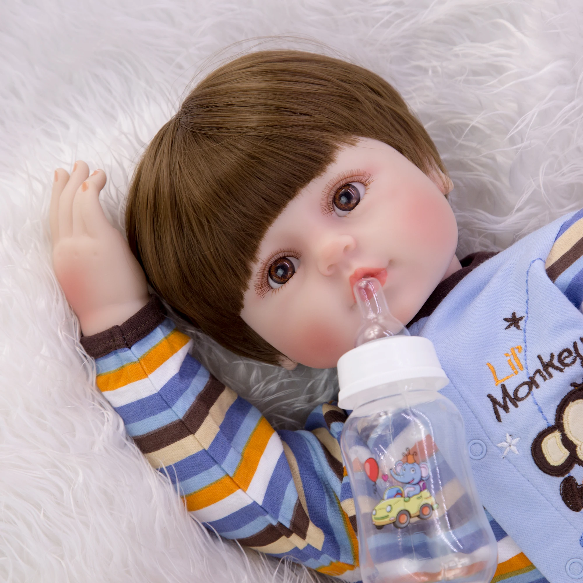 KEIUMI/горячая Распродажа кукла для новорожденных мальчиков 60 см реалистичные
