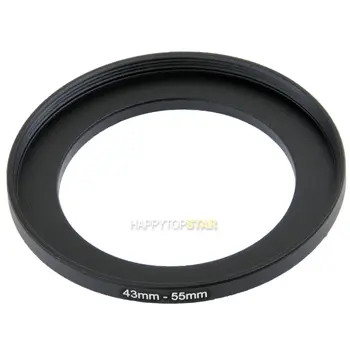 

43mm-55mm 43-55 mm 43 to 55 Step Up lens Filter Ring Adapter
