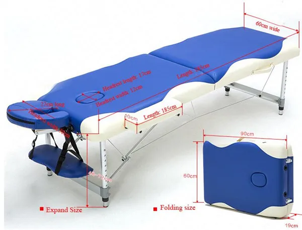 Профессиональный Портативный складной массажная кровать с несущих мешок салонная мебель деревянная кровать складная Красота спа, массажный стол кровать