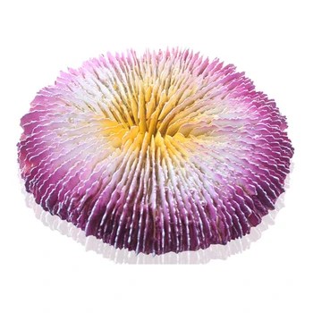 

Round Coral Aquarium Decoration Resin Artificial Stone Decor Fish Tank Coral Reef Ornament Rock Coral Plant Aquarium Background