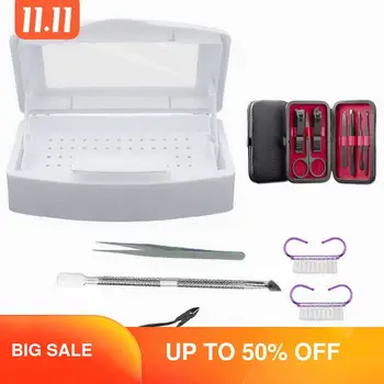 

Nail Tools Sterilizer Tray Sterilization Box Disinfection Container Manicure Tools for Health Salon Nails Accessoires Tools Kit
