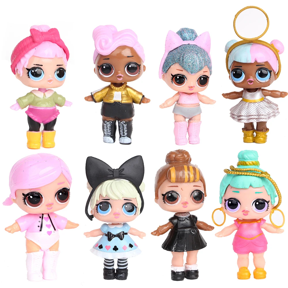 

Mini Children Puzzles Toy Kid funny DIY LOLS doll Series MGA Dolls Toy Baby surprise Doll Action Figure Kids Gift Toys For Girls