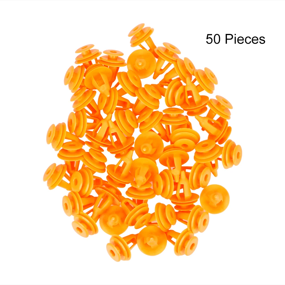 Подходит для Toyota 50 шт./пакет зажим для крыла пряжка крепление Пряжка автомобиля бампер Пряжка фитинги автомобиля внутренняя отделка карты Панель фиксированный зажим