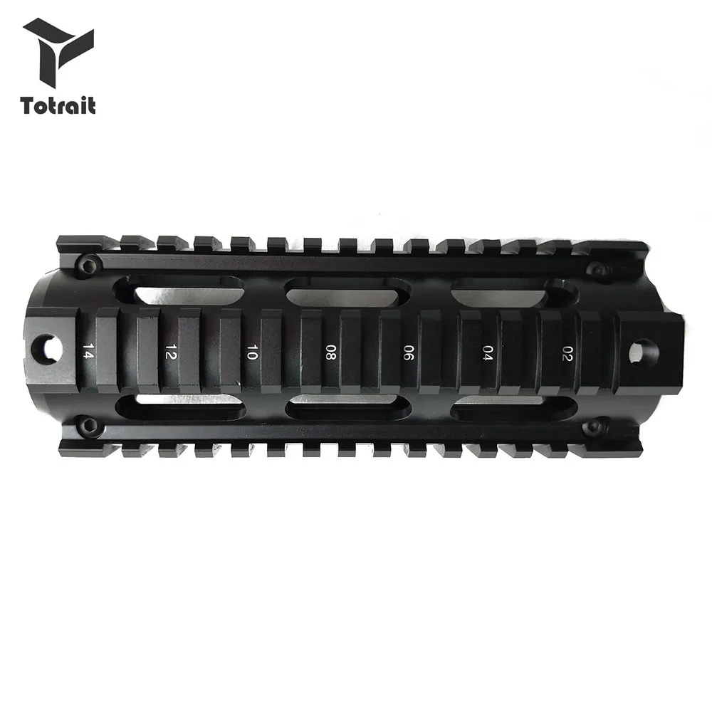 TOtrait тактический охотничий 6,75 дюймов поплавок рукавицы Quad Rail для страйкбола AR15 прицел крепление пистолет аксессуар