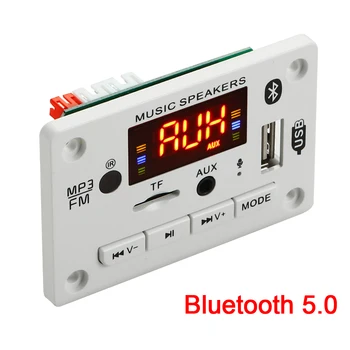 

MP3 Decoder Board Support TF USB FM Aux Radio MP3 Player Integrated Car USB Bluetooth 5.0 Handsfree Module Audio refitting