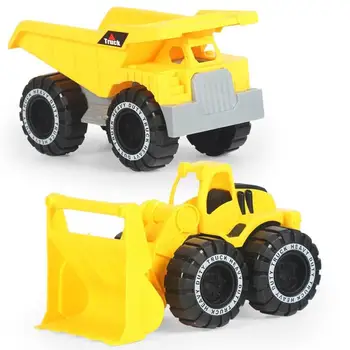 

1pcs Simulation Inertia Engineering Car Toy Classical Children Excavator Toy Car Model Mini Gift Kids Beach Playing Sand Toys