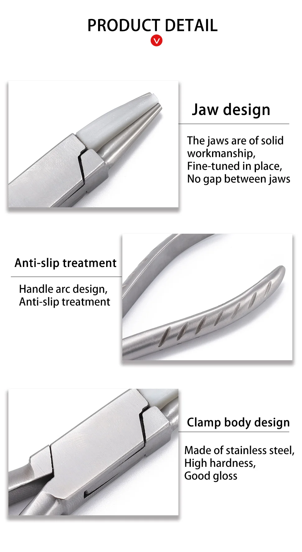 New Arrival Quality Eyeglasses Plier Spectacle Glasses Nose Pad Adjusting End Piece Bridge Temple Adjustment Eyewere Repair Tool