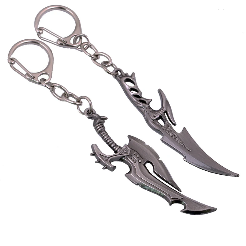 Высококачественный меч игровой брелок для ключей окружающие сувениры Популярные брелки аниме металлический брелок оружие мужской и женский брелок