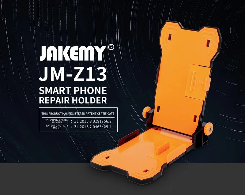 JAKEMY JM-Z13 4 IN 1 Easy and simple to handle smart mobile phone repair stand holder DIY repair tools for phone pad