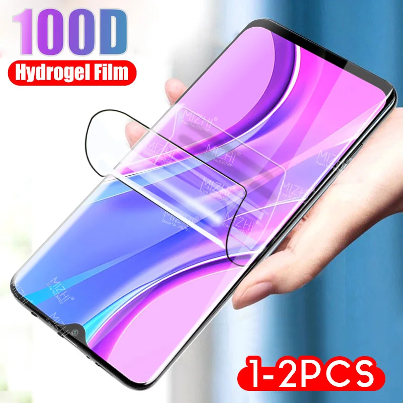 Гидрогелевая пленка 100D для xiaomi redmi 9 9a 9c note 9s pro max note9s redmi9a redmi9c note9pro не стеклянная 1/2