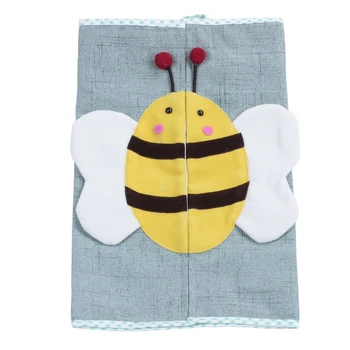 

Cartoon Travel Tissue Holder Cotton Linen Fabric Pocket Tissue Pouch Cover(bee)