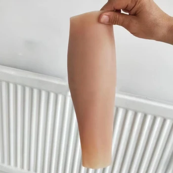

Fake Skin Scar Cover Customized Silica Gel Leg Calf Ankle Simulation Muscle Atrophy Thickening of Correction Foot Whitening