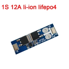 1S 12A 3,7 v Li-Ion 3,2 V lifepo4 BMS 18650 BMS батарея pcm Защитная плата bms pcm для 1s cell pack