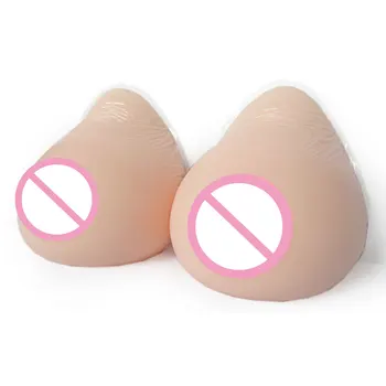 

Breast Forms Cup Portable Soft For Cosplay Mastectomy Patient Drop Shape Natural Self Adhesive Reusable Silicone Durable