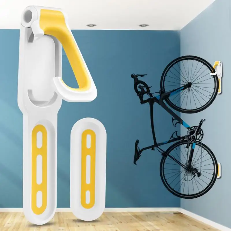Крепление на стену для велосипеда, держатель для крючка, практичный кронштейн для хранения MTB велосипеда, демонстрационная вешалка, подставка, необходимые аксессуары для велоспорта на открытом воздухе