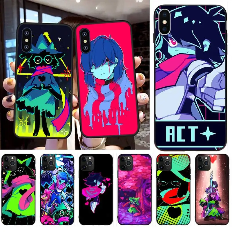 

NBDRUICAI Deltarune games Phone Case Cover for iPhone 11 pro XS MAX 8 7 6 6S Plus X 5S SE XR case