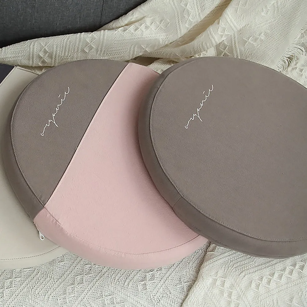 Круглая подушка для сиденья Memory Foam Core хлопок и лен татами подушка автомобиль мягкий диван памяти хлопок стул Подушка Горячая