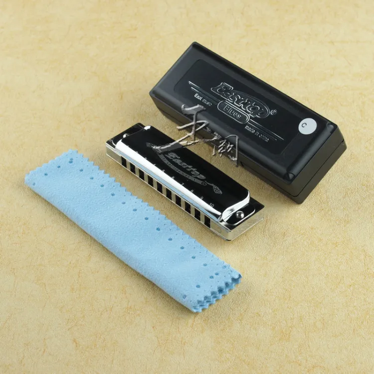 

Bruce T006 Eastern Ding 10 Hole Cupronickel Zing Profession Blues Harmonica Genuine Product High Quality-Tone Spring