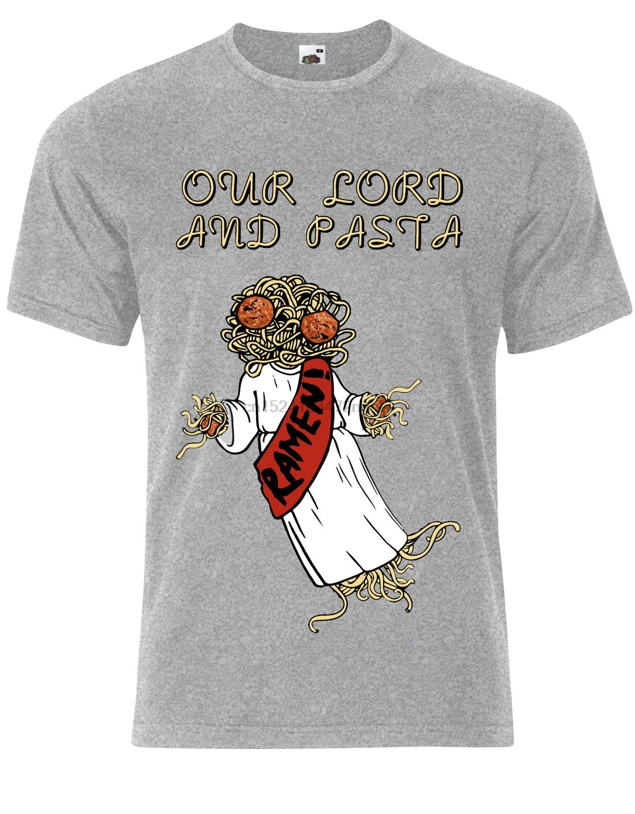 Flying Spaghetti Monster Atheist FSM Pastafarian Ramen Mens Tshirt Tee Top AG58 | Мужская одежда