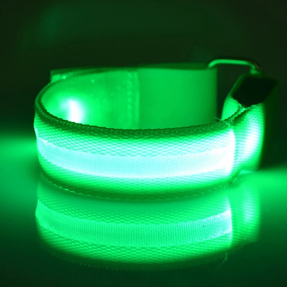 Bracelets Runners Running-Light Sports-Wristbands Cycling LED USB Outdoor for Joggers