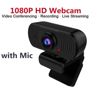 

Black Camera Full HD Webcam 1080P Laptop Desktop Video Camera Accessory