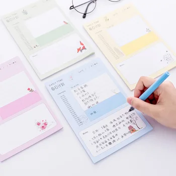 

Kawaii Sticky Notes Cute Memopad Daily Weekly Planner Stickers Creative N Times Memo Sheets for Office School Stationery