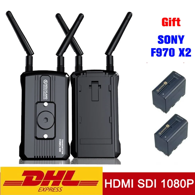 

Hollyland Mars 300 Wireless Video Transmission System 300ft 1080P Dual Wireless HDMI image Transmitter for DSLR Camera filmmaker