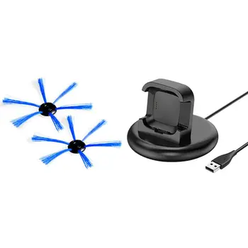 

ligent er Brush Replacement Cleaner Kit with Charger Stand 2 Replacement USB Charging Dock Adapter with Cable