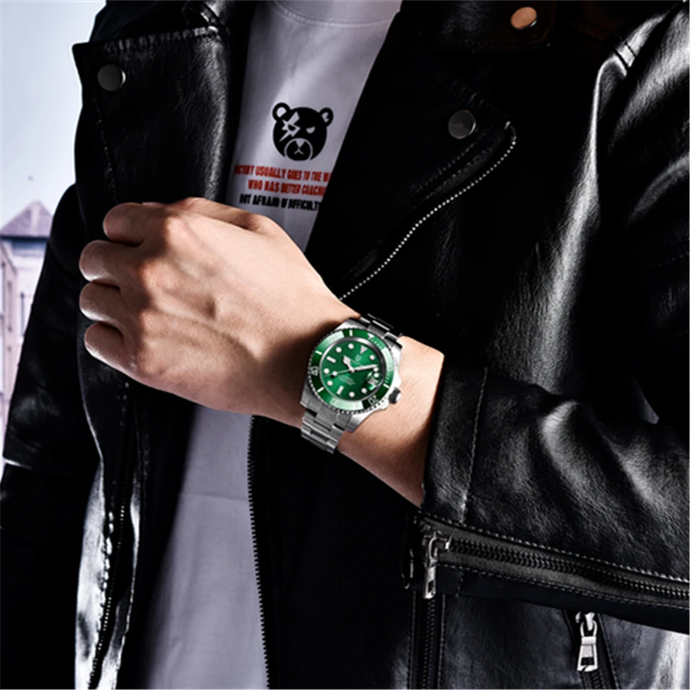 2021 PAGANI DESIGN New luxury Automatic Mechanical Watch Men's Stainless Steel Waterproof Precision Watch NH35 relogio masculino