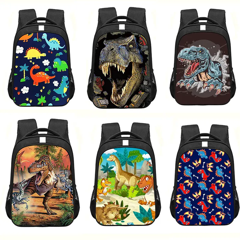 Cartoon Backpack Schoolbags Bookbag Dinosaur Teenager Children for Boy Student Kid Kindergarten