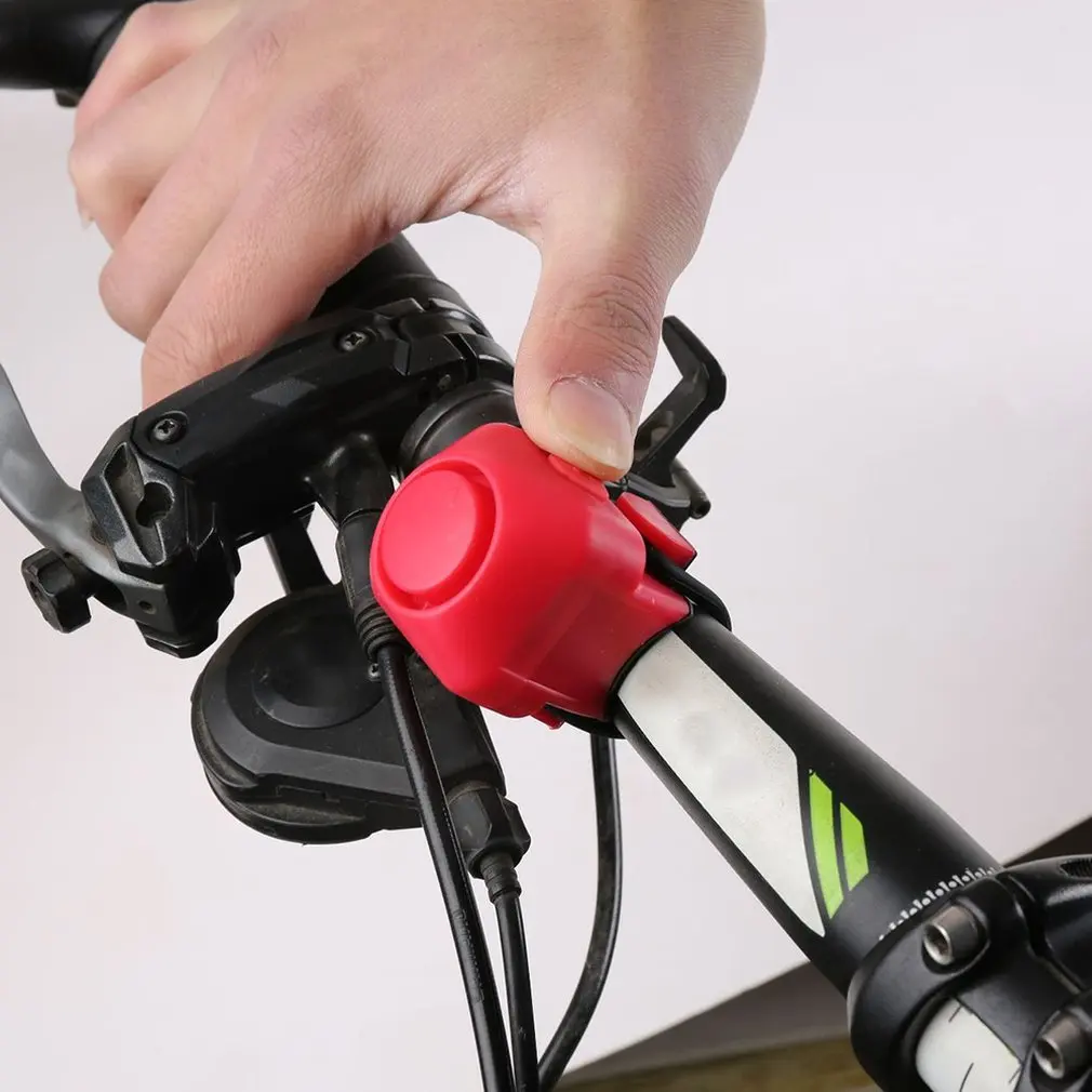 Мини Портативный электрический велосипедный колокольчик 90dB Рог MTB велосипедный руль колокольчик велосипед аксессуары детали дропшиппинг