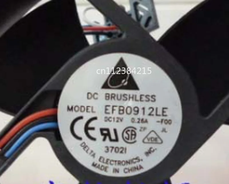 EFB0912LE F00 DC 12V 0.26A 90x90x38mm nсерверный кулер вентилятор