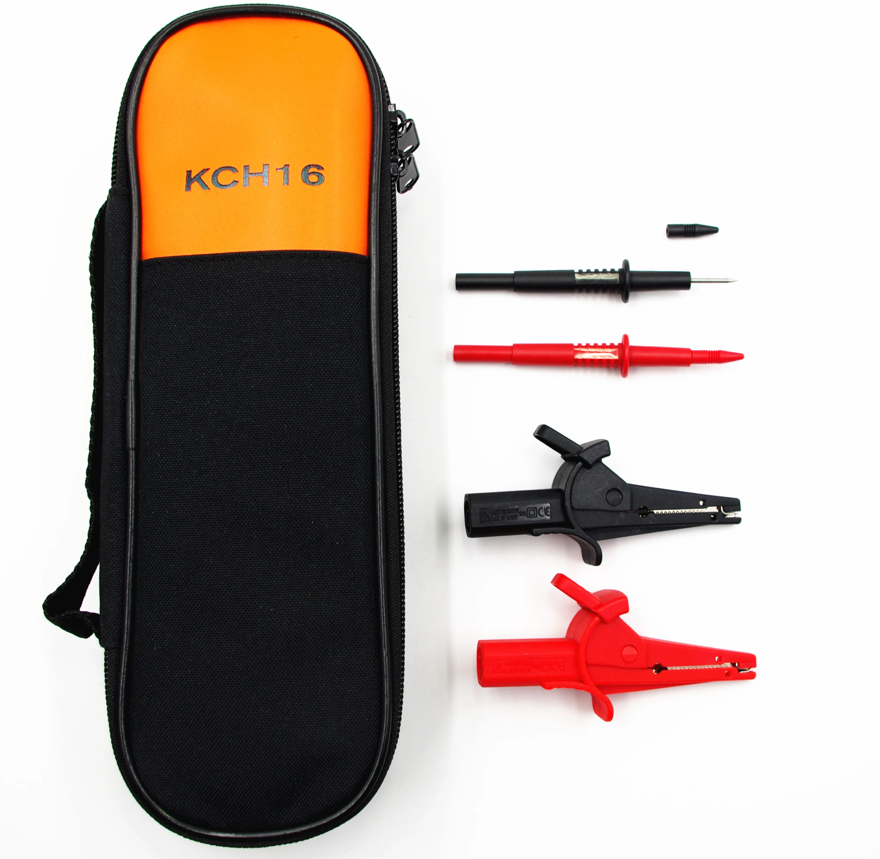 Accessory Starter Kit use for Clamp Meter Electrical Tester FLUKE T5-600 T5-1000 T6-600 T6-1000 Alligator Test Probe Soft case |