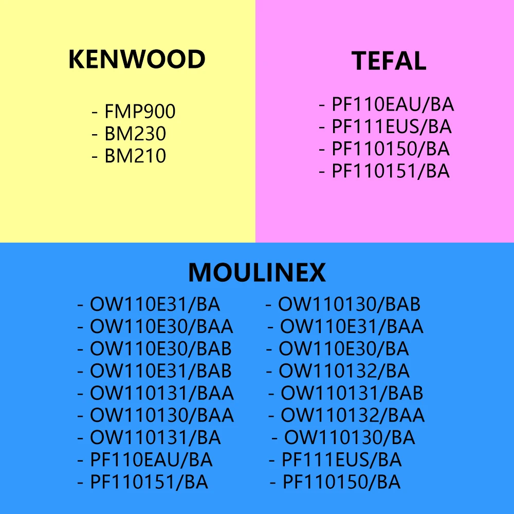 2 шт. запчасти для хлебопечки нож разминания лопасти Moulinex OW110 TEFAL PF110 111 KENWOOD FMP900 BM230