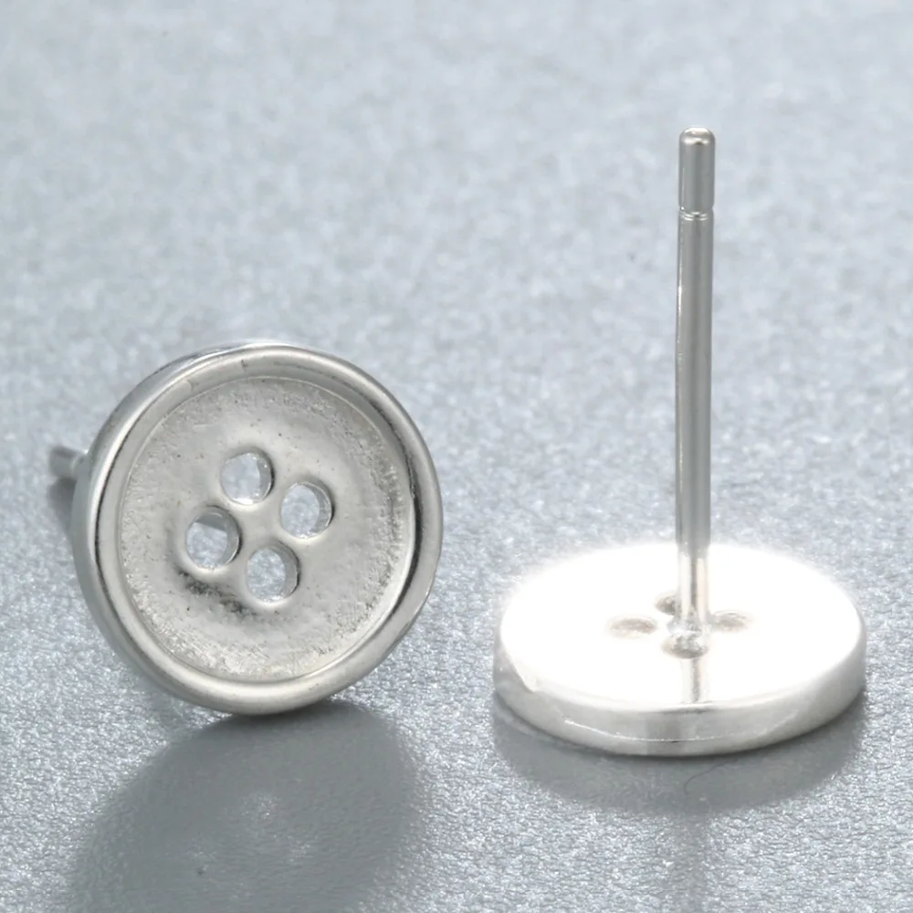 Chandler одежда серьга в виде кнопки простой круг Хрящ Пирсинг оригинальная девушка