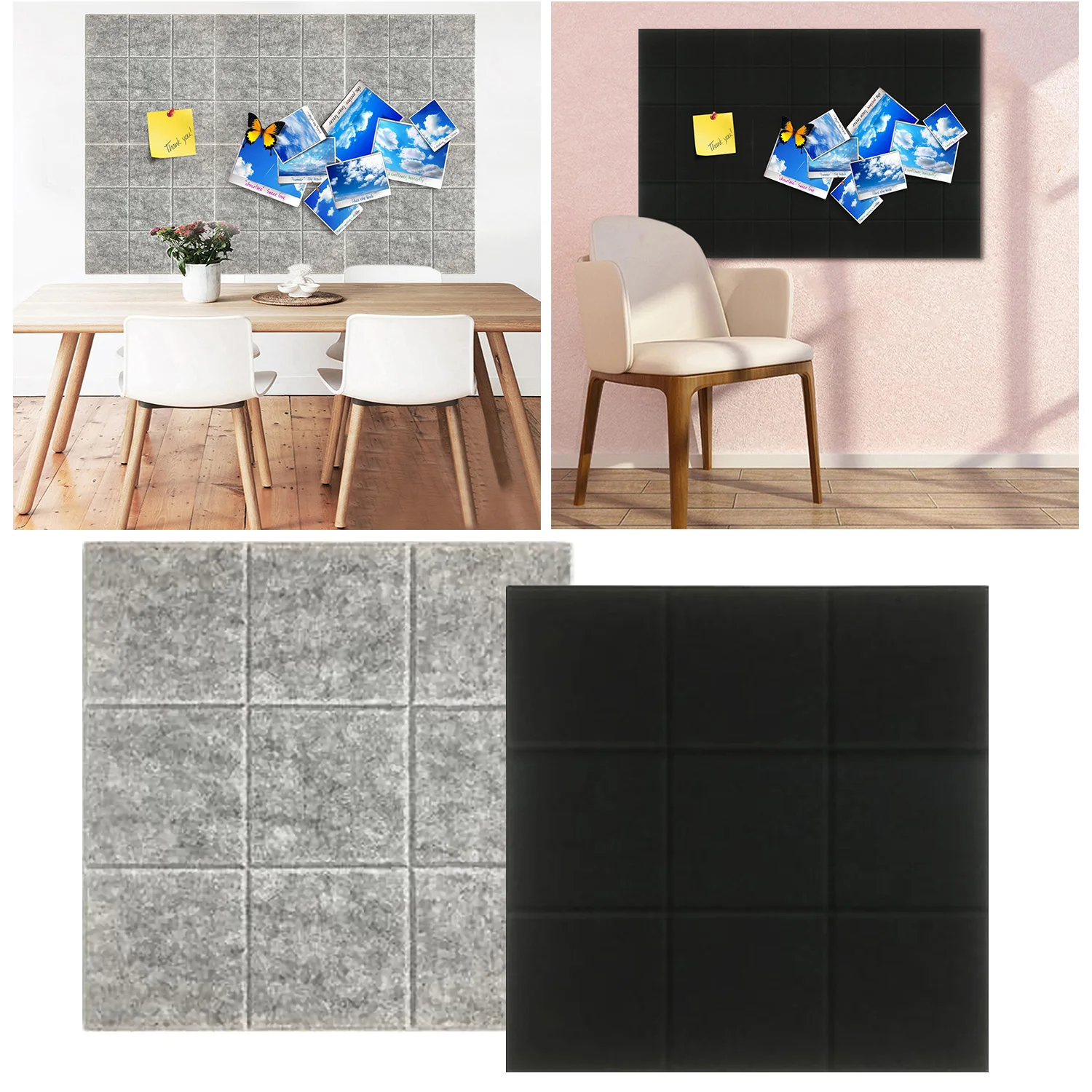 

Nordic Style Felt Letter Note Board Message Bulletin Board Home Office School Schedule Planner Photos Display Board Wall Decor