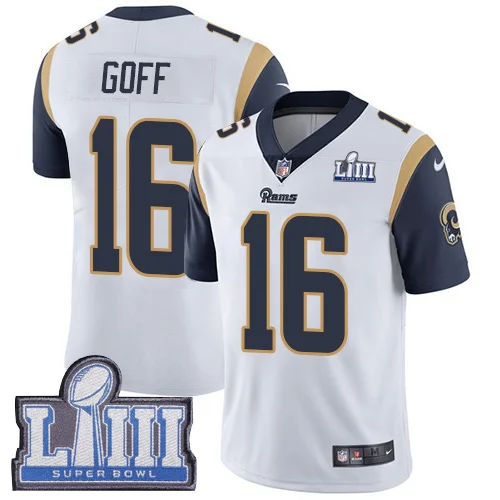 Супер Rams Bowl Лос-Анжелес Джерси 16 Джаред Гофф 30 Тодд Герли II 99 Аарон Дональд все Прошитые американские футбольные майки - Цвет: 6