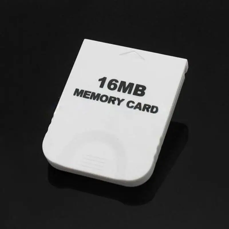 Practical White Game 16MB Memory Card Block for Nintendo Wii Gamecube