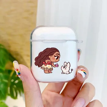 

hot 2020 Mini Princesses Cute Mermaid Belle Snow white Earphone Case for Aipods 1 2 Soft Cover for Blutooth Earphone Airpods