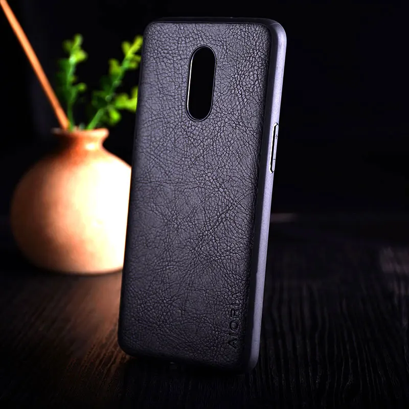 Чехол для Oneplus 6 6T 7 pro роскошный винтажный кожаный силиконовый чехол с текстурой